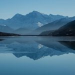 Landscape - Calm Body of Lake Between Mountains