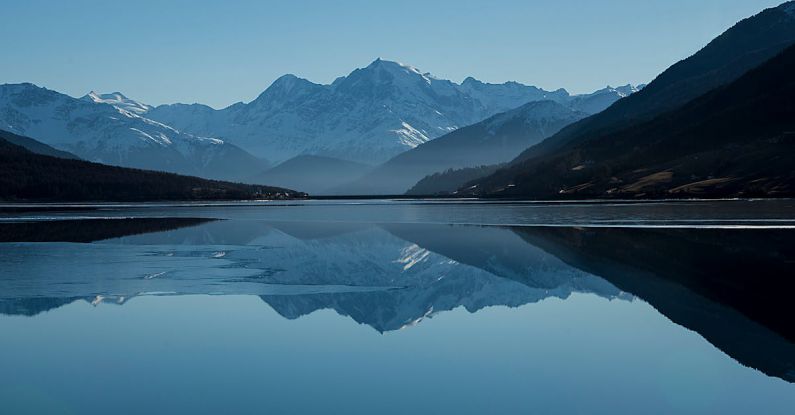 Landscape - Calm Body of Lake Between Mountains