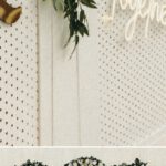 Arrange Plants - View of Seats for the Bride and Groom on the Background of a Flower Arrangement