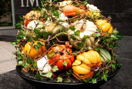 Fall Vegetables - a black bowl filled with lots of different types of fruit