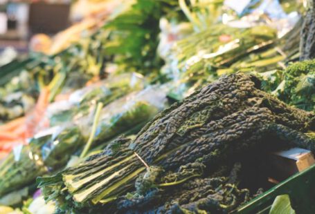 Greens - Close-up of Vegetables in Market